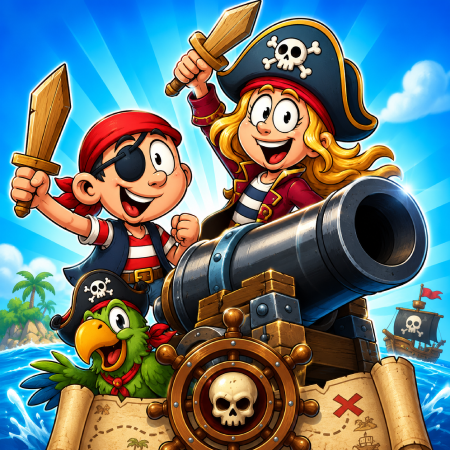Pirate's Cannon: A Mega Battle Game