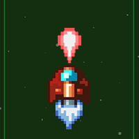 Pixel Rocket Game