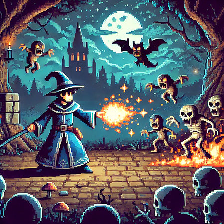 Pixel Wizard Game