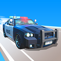 Police Car Stunts Racing Game