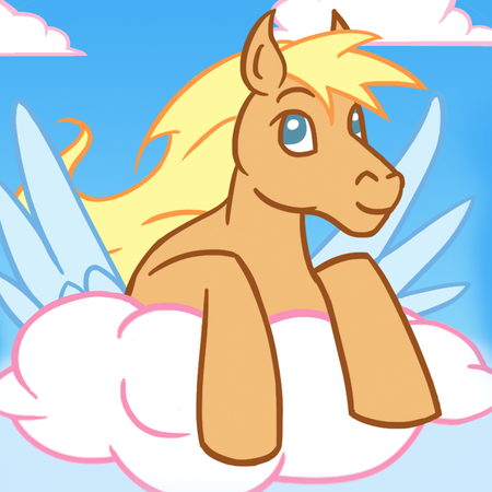 Pony Fly in a Fantasy World