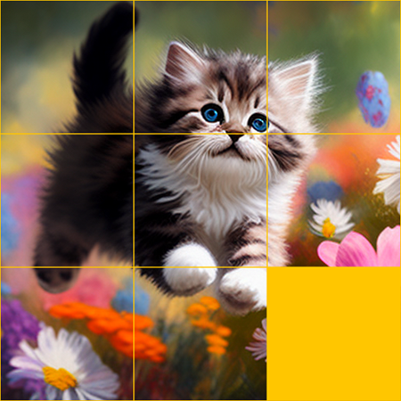 Puzzle Sliding - Kittens