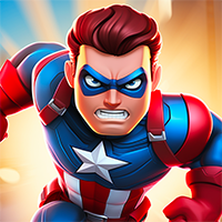 Superhero: Race Clicker Game