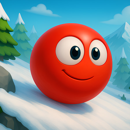 Redball: Snow Dash Game