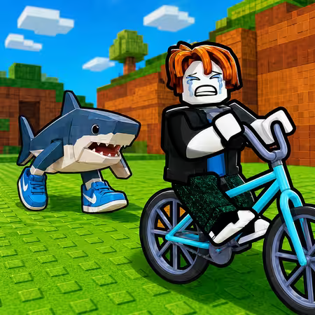Ride a Bike for Brainrots Game