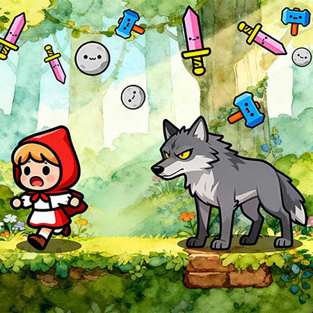 Save little red hood Game
