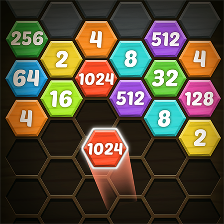 Shooter 2048 Hexa