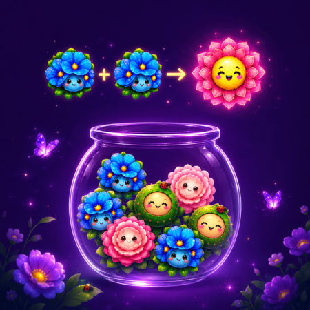 Funny Merges: Grow a Flower Game