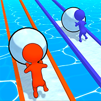 Snowball Racing Game