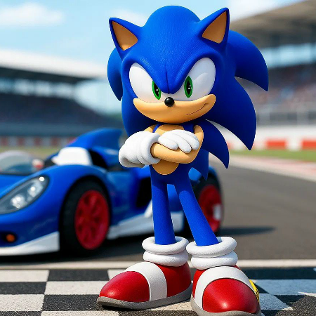 Sonic Wheelie Challenge