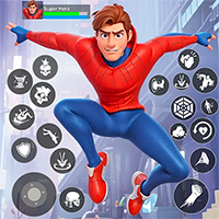 Spider Rope Hero City Battle Game