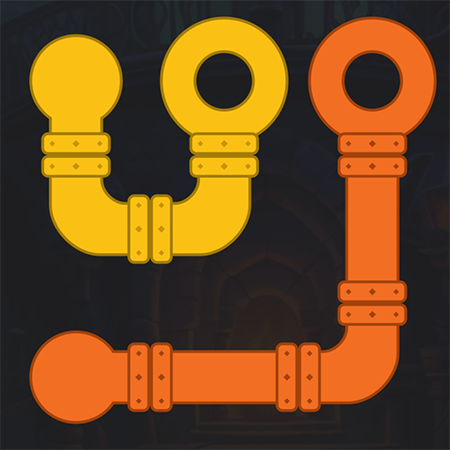 Spooky Pipes Puzzle Game