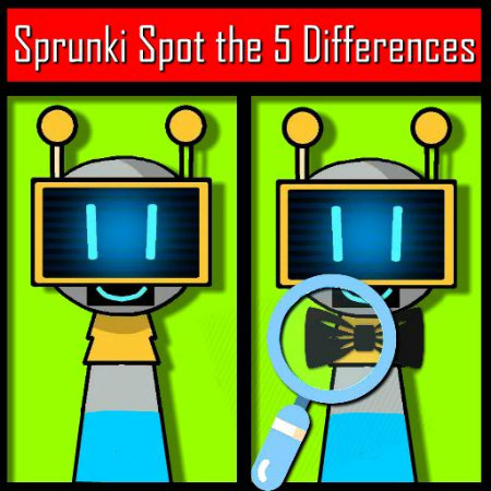 Sprunki Spot the 5 Differences Game