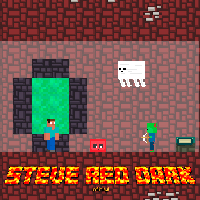 Steve Red Dark Game