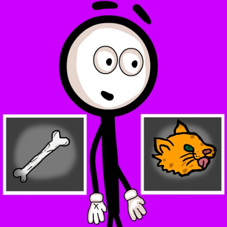 Stickman Choosing Actions Game