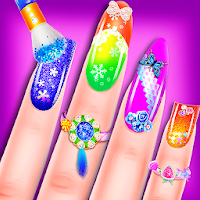 Super Hero Nail Salon Game