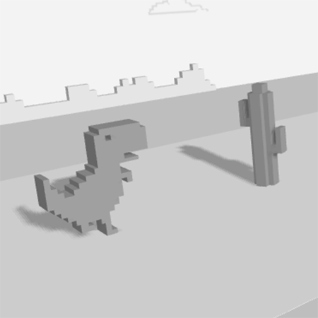 T-Rex Run 3D Jogo