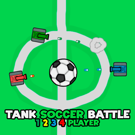 Tank Soccer Battle 1 2 3 4 Player Game