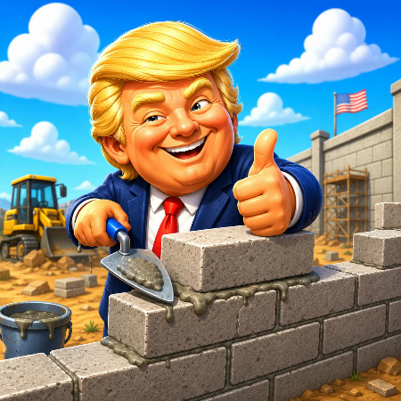 Trump Wall Building Game