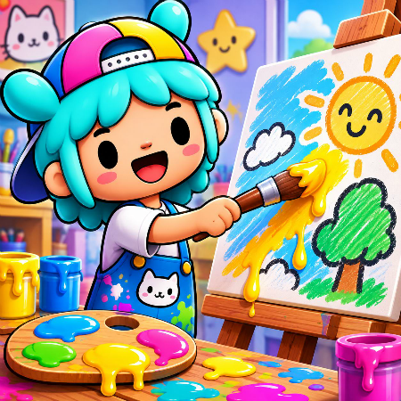 Toca Coloring Book