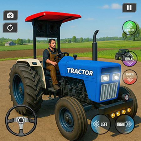 Tractor Parking and Driving Game