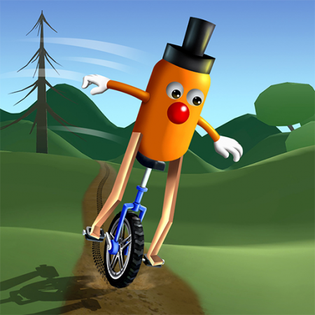 Unicycle Balance 3d