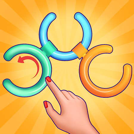 Untangle Rings Puzzle Master Game