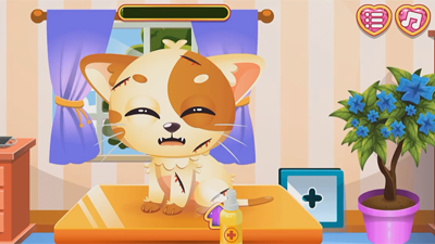 CUTE KITTY CARE online game