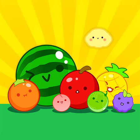 Watermelon Fusion Game