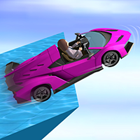 Water Surfer Car Stunt Game