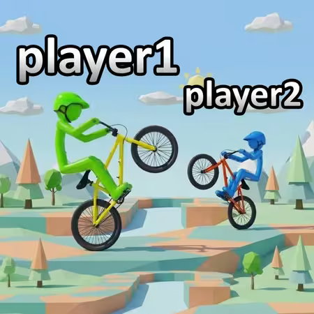 Wheelie Bike For 2 Players Game