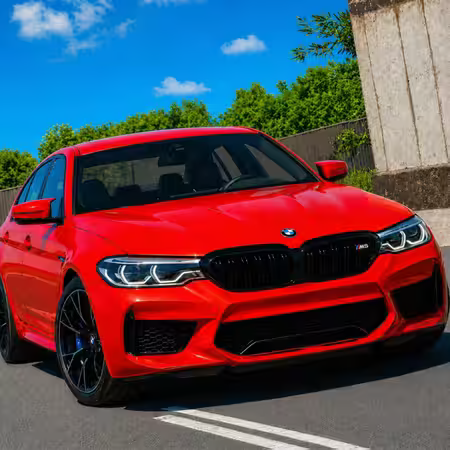Wild Drift on the BMW M5 F90 Game