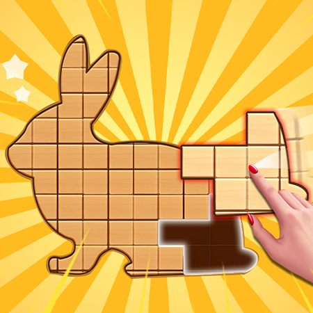 Wooden Block Jigsaw Puzzle Game